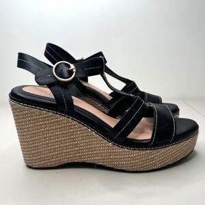 NEW Cole Haan Womens Cloudfeel All Day 75 Open Toe Ankle Strap Wedge Sandals